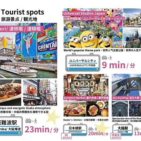 大阪市ビジュースイーツ Sorrisoアパートメント エクステリア 写真